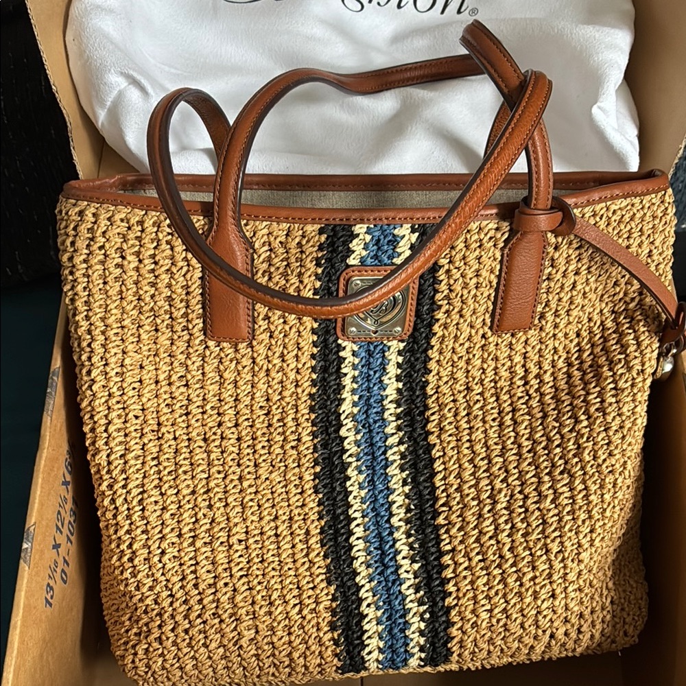 Brighton Straw  Tote Bag